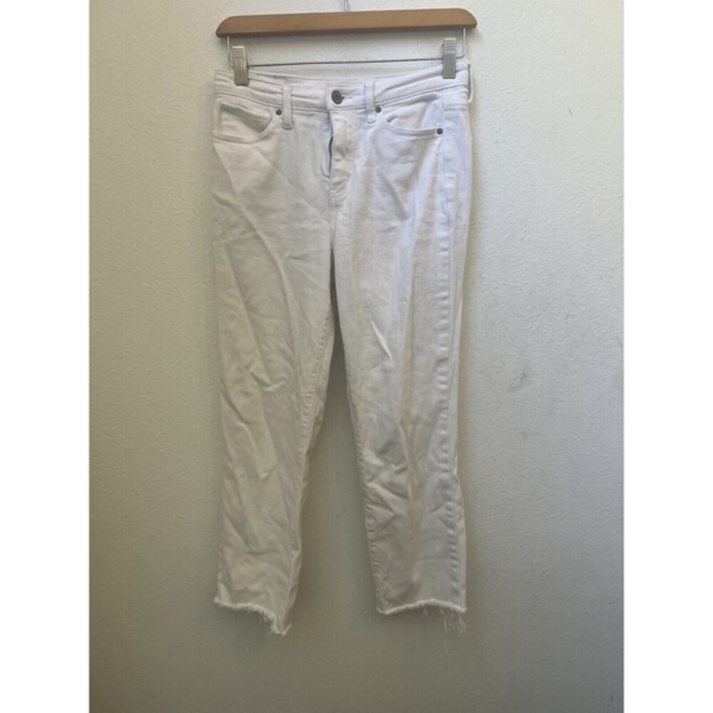 RSQ HIGH RISE STRAIGHT LEG JEANS WHITE SIZE 25 (S2)